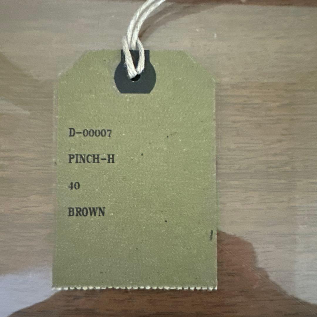 帽子 THE H.W.DOG&CO pinch-h hat brown