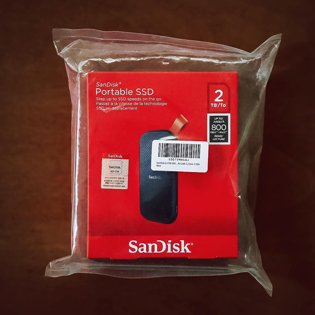 [未使用・新品・未開封] SanDisk Portable SSD 2TB