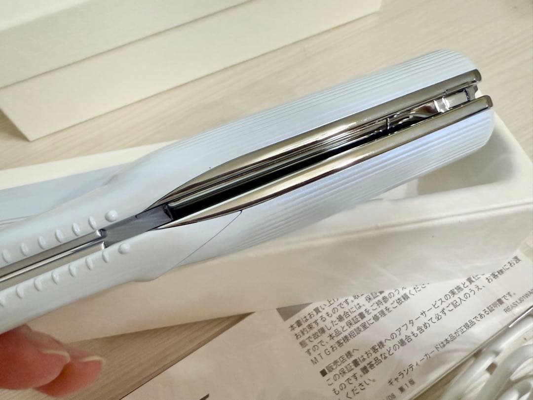 ☆超美品☆ReFa FINGER IRON ST ホワイト　オイル付き