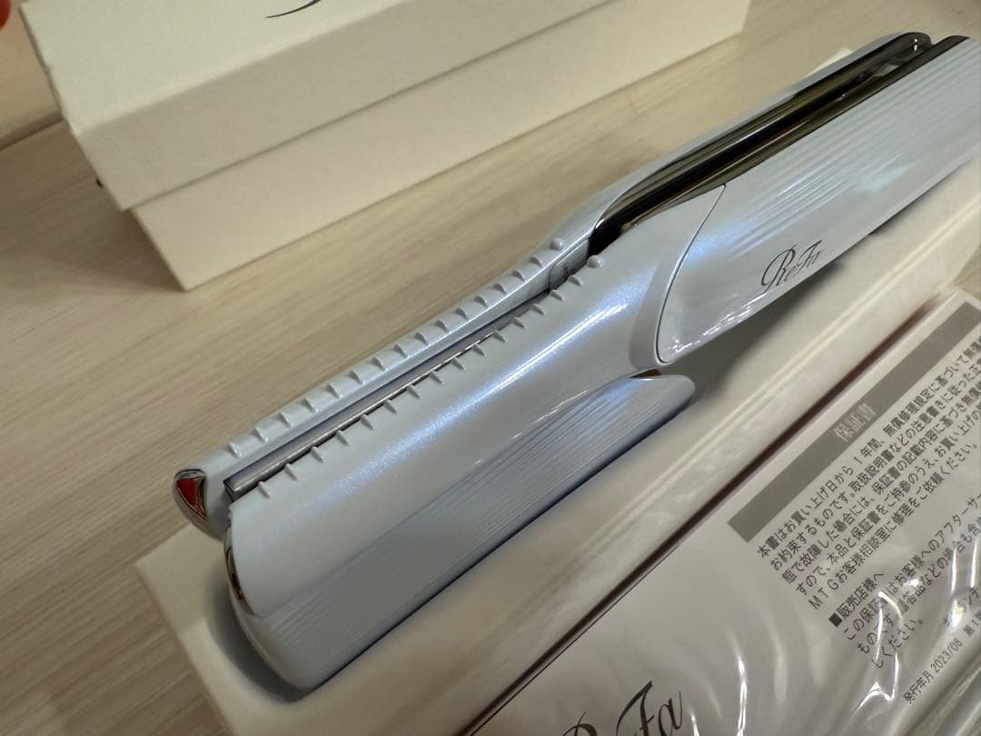 ☆超美品☆ReFa FINGER IRON ST ホワイト　オイル付き