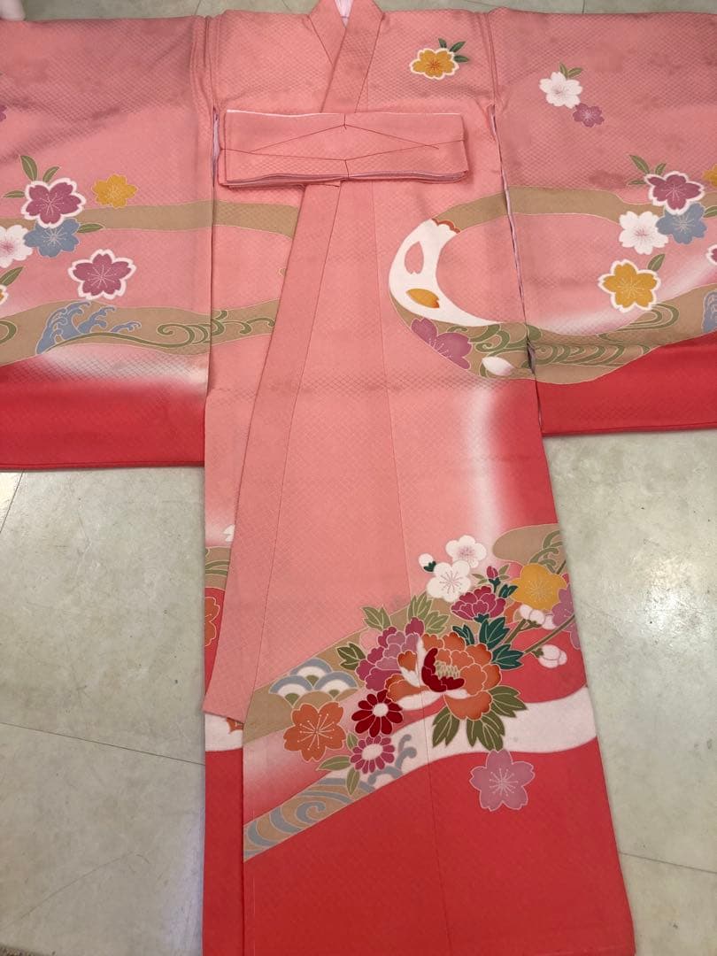 日本製　高級正絹　初着【訳あり品】