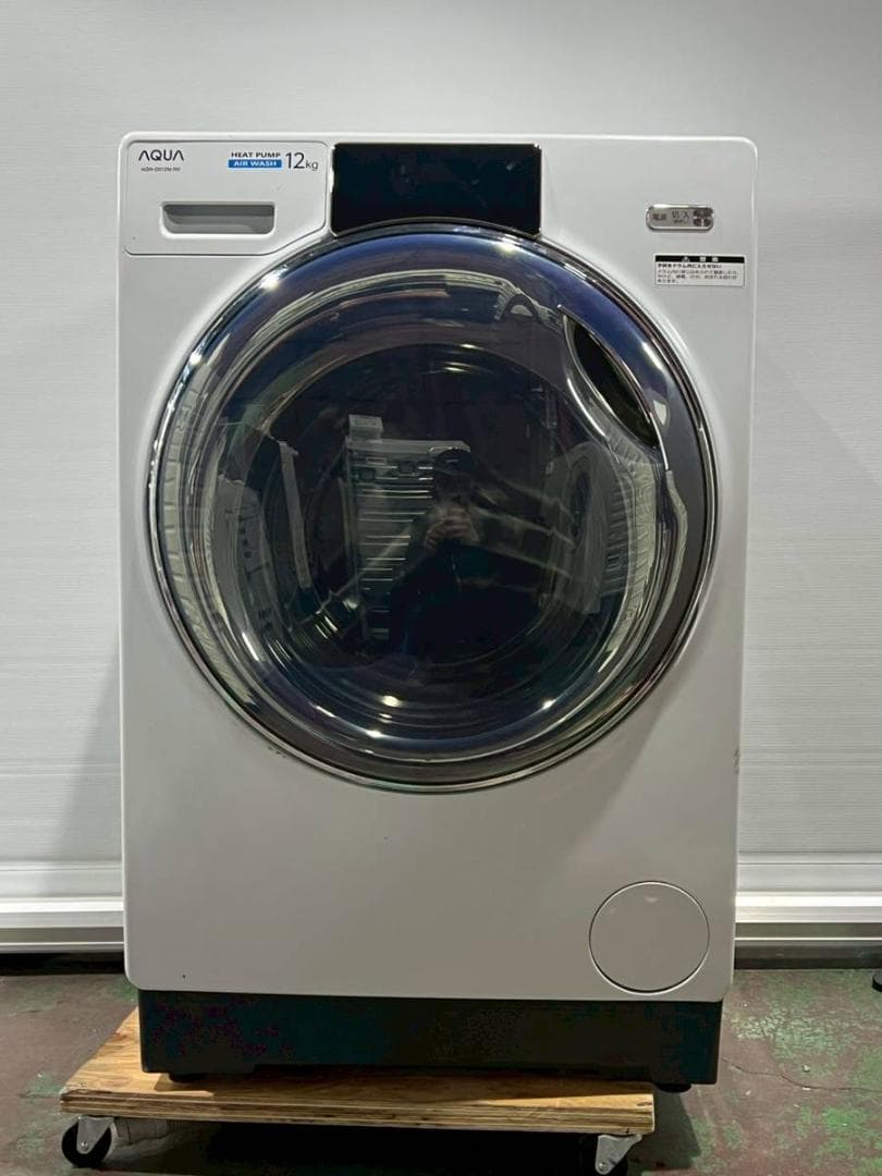 【完動品】AQUA アクア ドラム式洗濯機 AQW-DX12M