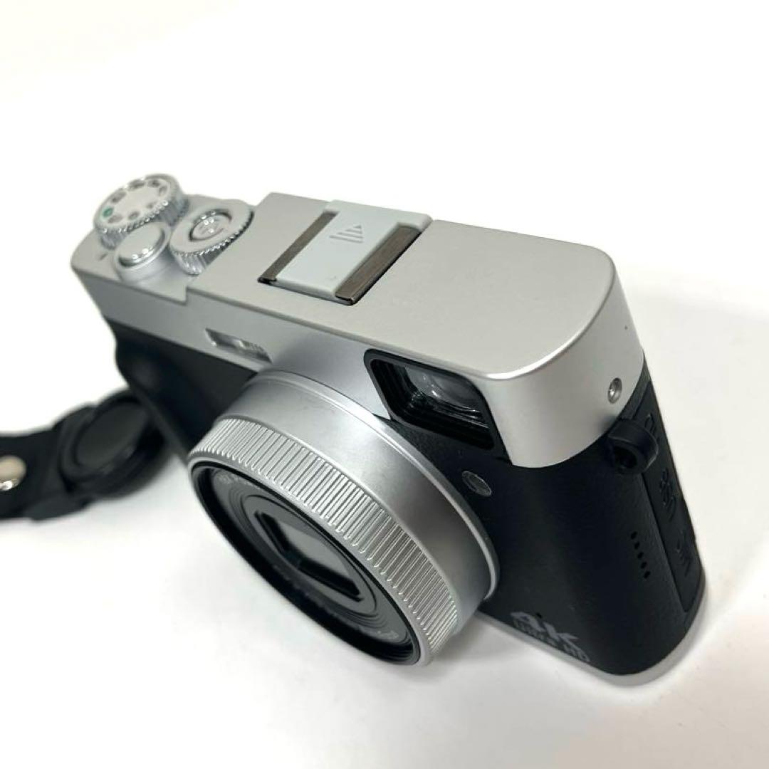 【すぐ使える♪】4Kデジタルカメラ　DC202 簡単操作コンデジ　セット