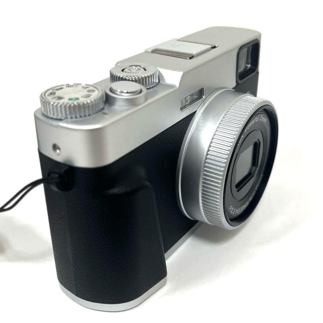 【すぐ使える♪】4Kデジタルカメラ　DC202 簡単操作コンデジ　セット