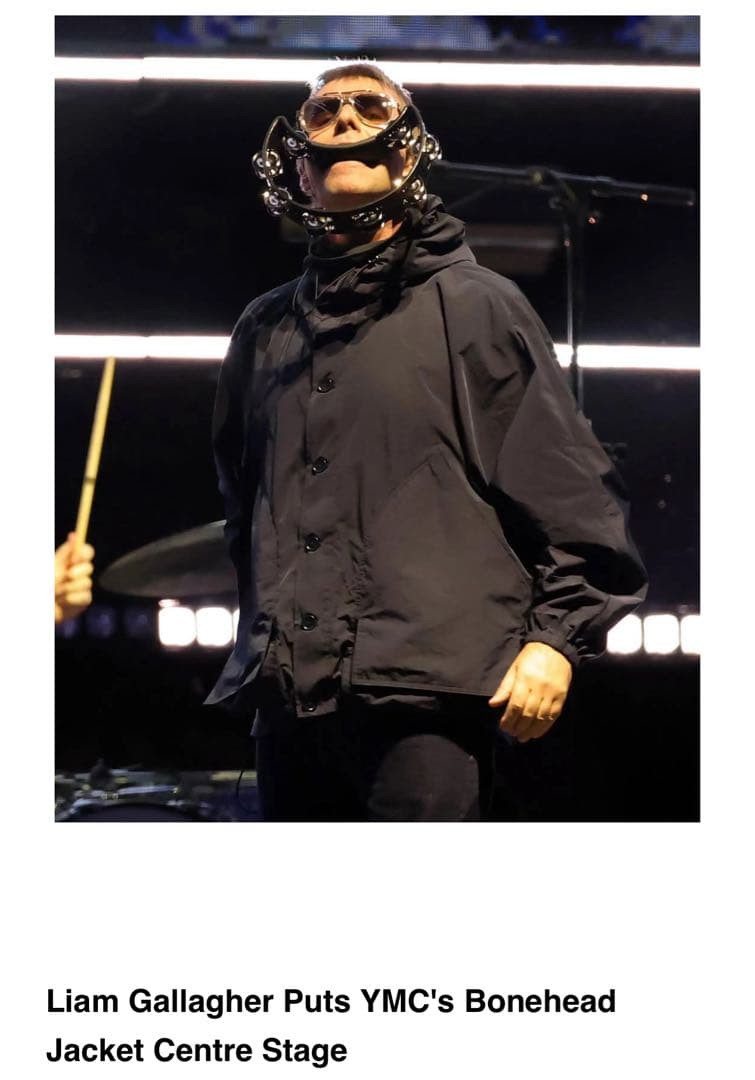 リアム着用 YMC Bonehead Jacket Black S