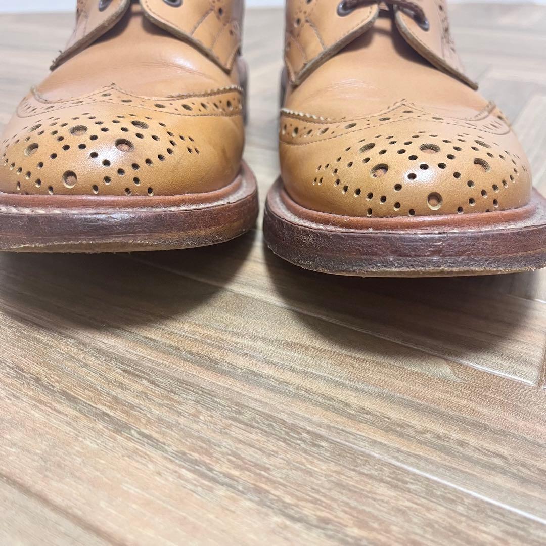 希少　Trickers カントリーブーツ　キャメル　メダリオン　モールトン