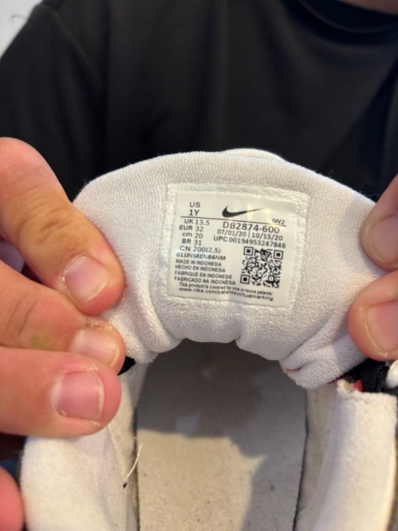 Nike Air More Uptempo 1996 レッド/ブラック20cm