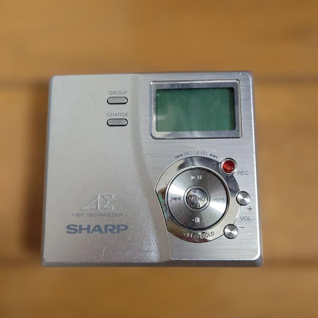 SHARP 1bitポータブルMDレコーダー MD-DR77-S