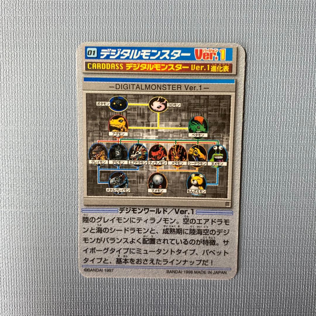 旧カードダス　デジタルモンスターVer.1−01 キラカード