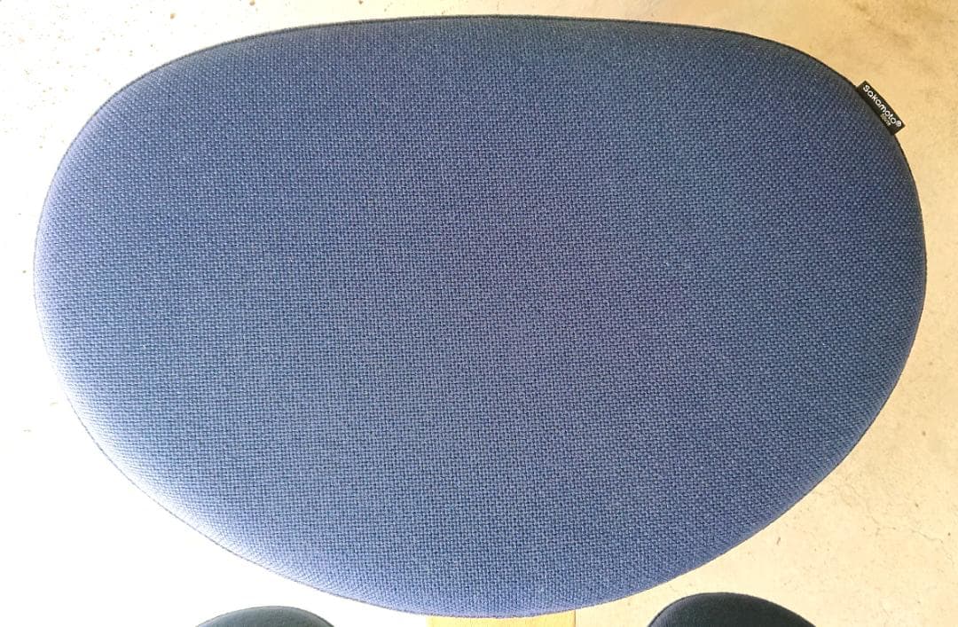 【良品】サカモトハウス バランスチェアイージー 　ブルー１