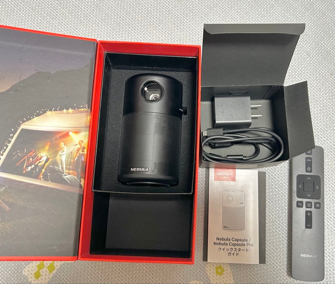 一回の使用のみ⭐︎NEBULA capsule pro プロジェクター