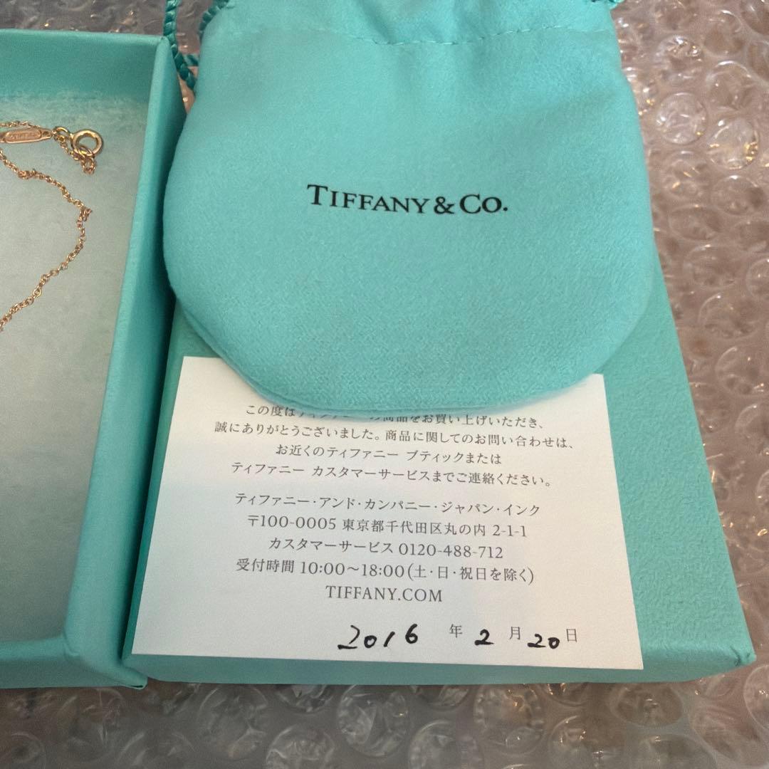 ティファニー インフィニティ ネックレス Au750 K18 ゴールド