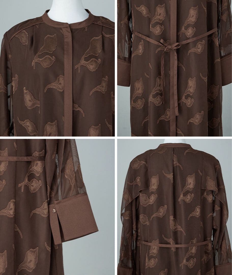 ニアナ【美品】オパールシャツワンピースパーティードレス M