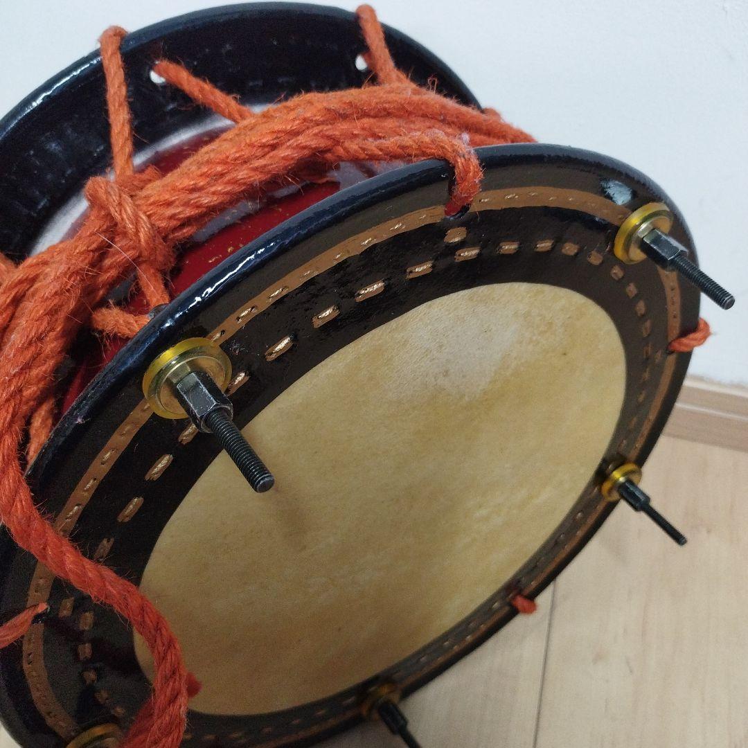 締太鼓　津軽民謡　民謡　御神楽　お囃子　バチ付き