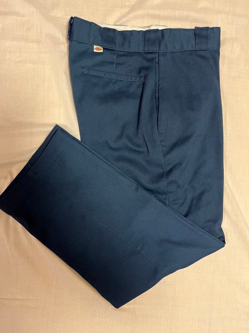 ☆Dickies 874 チビタグ　ディッキーズ ネイビー USA 製