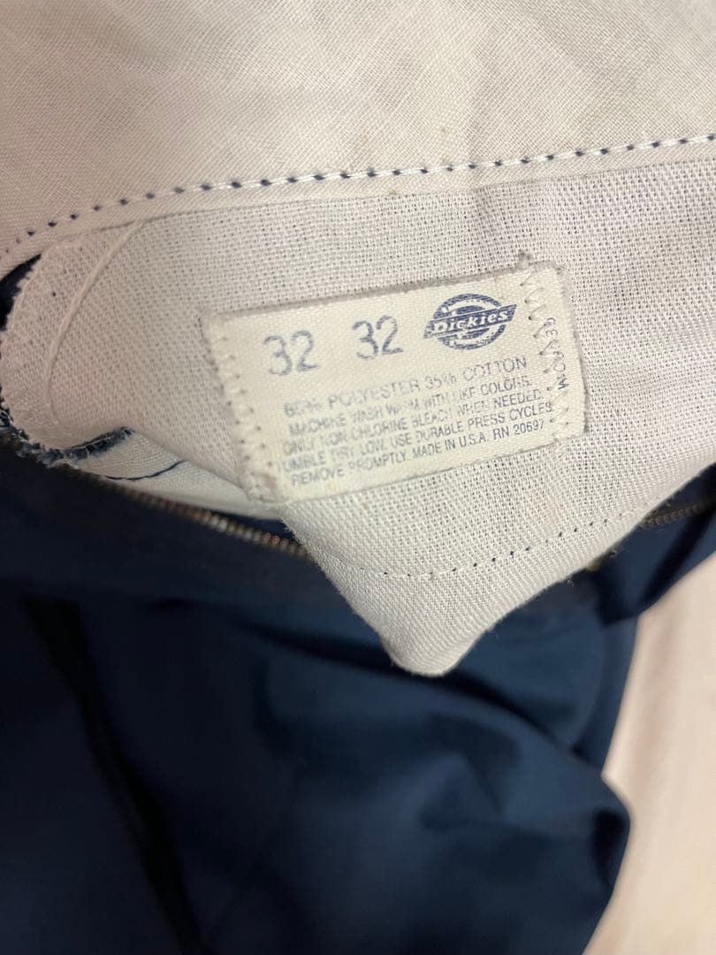 ☆Dickies 874 チビタグ　ディッキーズ ネイビー USA 製