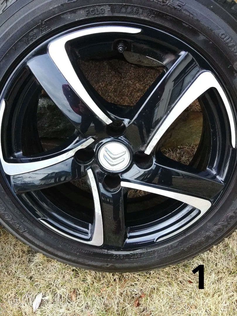 16インチ ホイールセット ブラック シルバー シトロエン DS3 純正