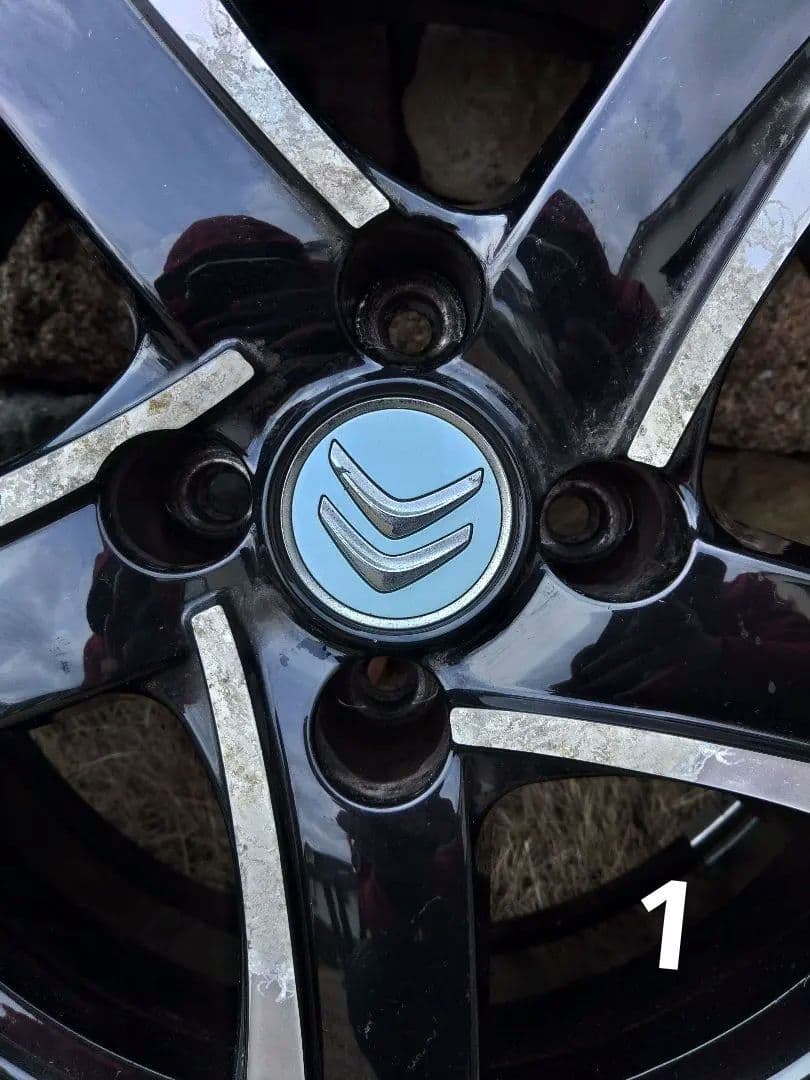 16インチ ホイールセット ブラック シルバー シトロエン DS3 純正