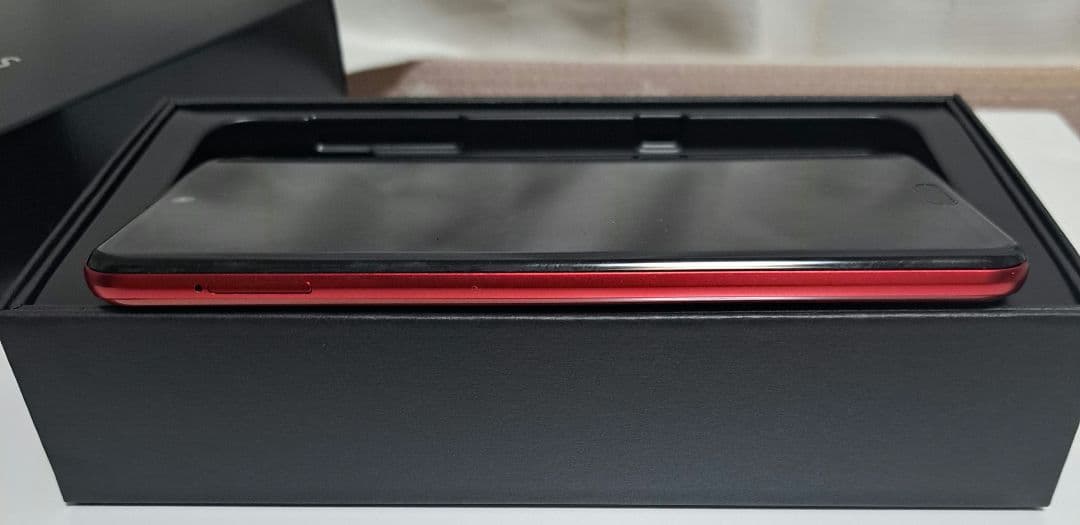 中古傷あり初期化済みSHARPAQUOSR3レッドスマートフォンSH04L