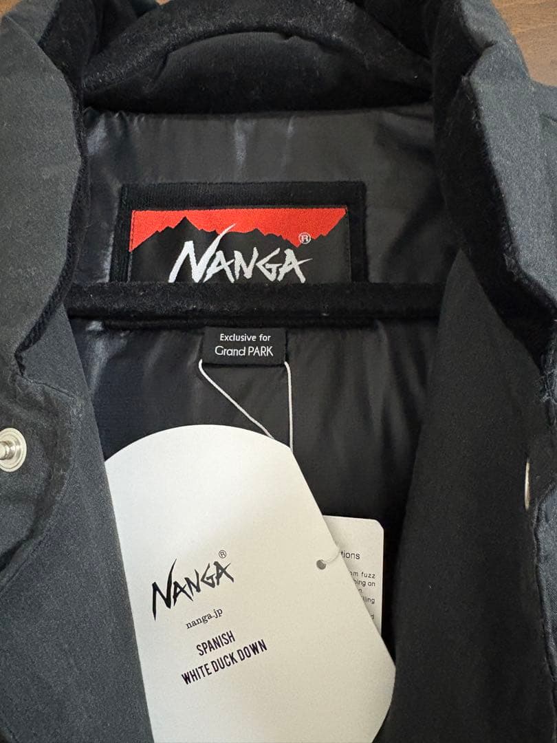 【新品未使用】NANGA TAKIBI グランドパーク別注 ダウンベスト