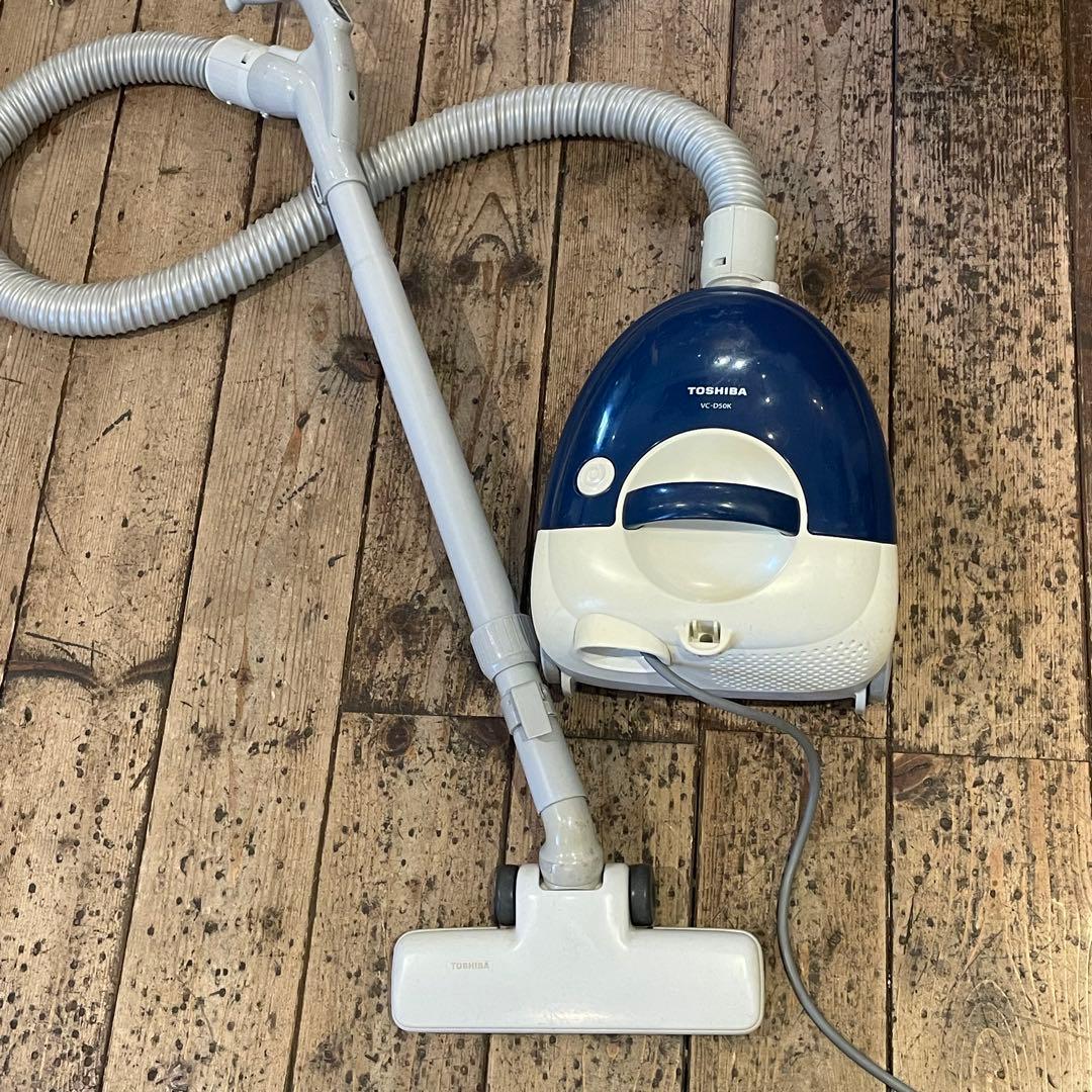 可動品　TOSHIBA 紙パック式クリーナー　VC-D50K 掃除機　昭和