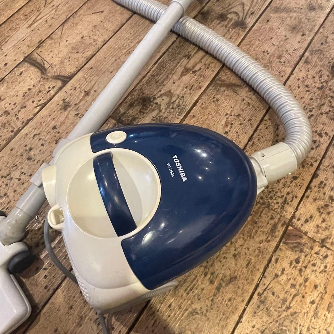 可動品　TOSHIBA 紙パック式クリーナー　VC-D50K 掃除機　昭和