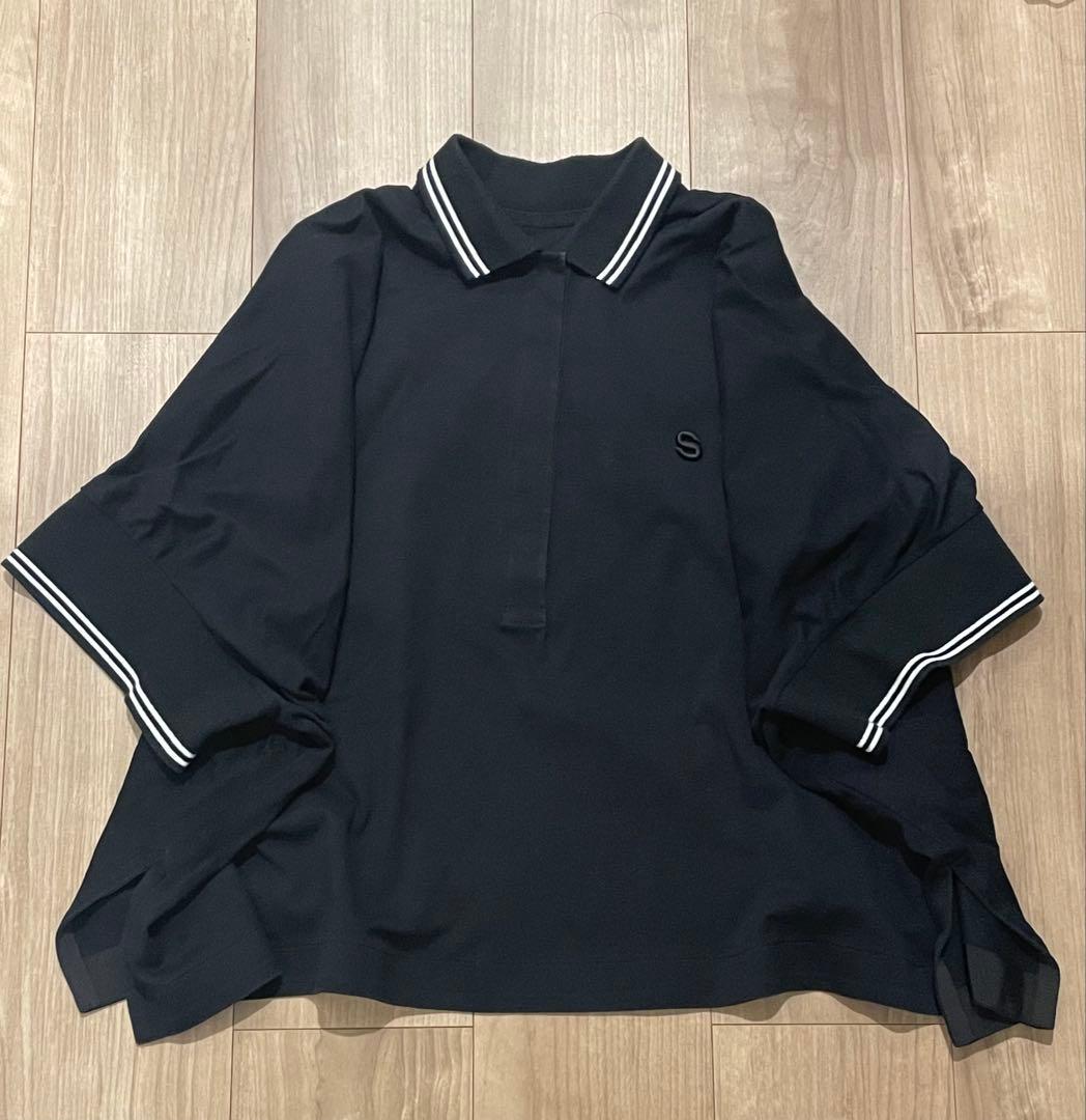Sacai オーバーサイズ ポロシャツ