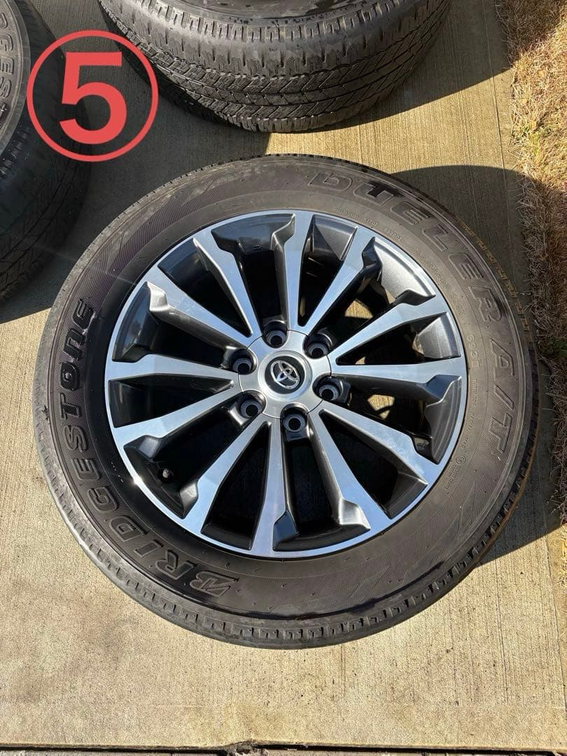 【ペニー】150後期プラド　純正ホイール　19インチ　5本セット