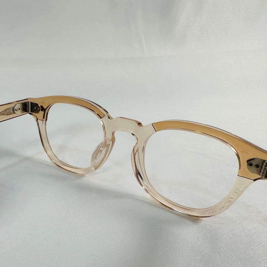 美品 JULIUS TART OPTICAL AR 44-22 シャンパン