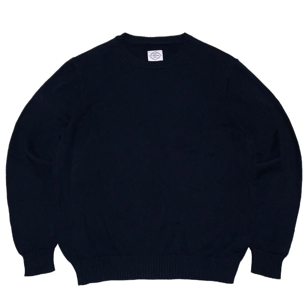 ST. JOHN'S BAY コットンニット ブラック 無地