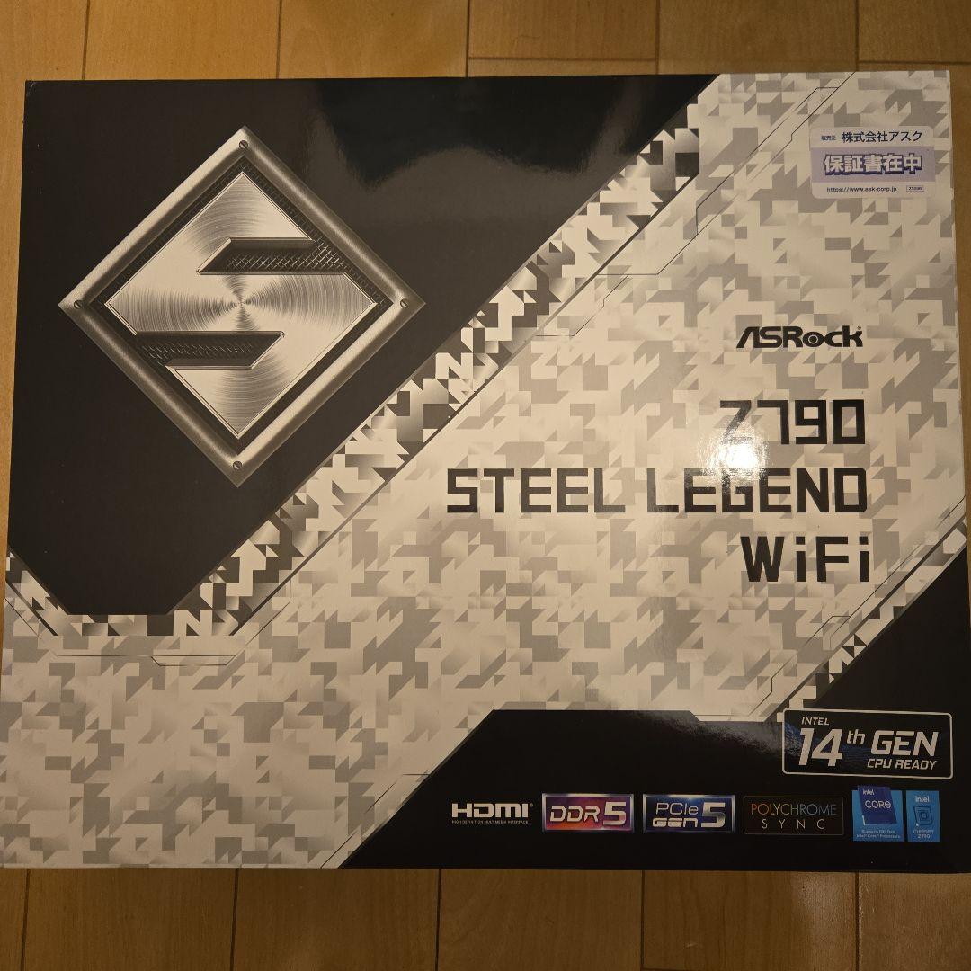 【新品未開封】Z790 STEEL LEGEND WiFi マザーボード