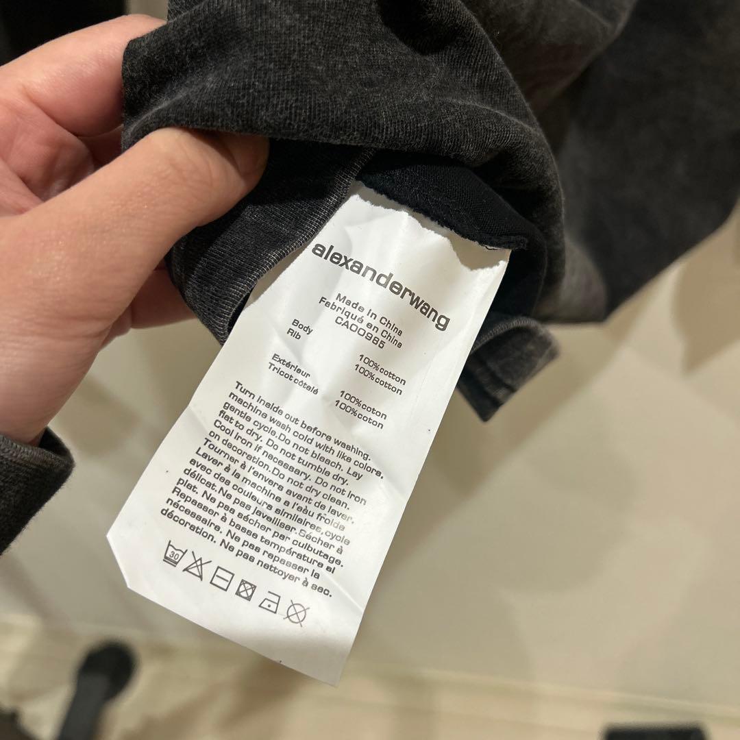 Alexander wang ロゴロンT