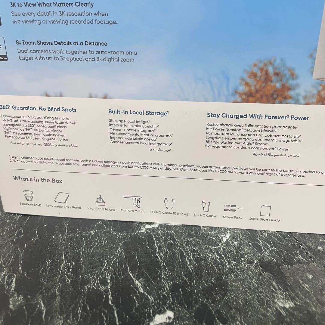 eufy Security SoloCam S340 防犯カメラ