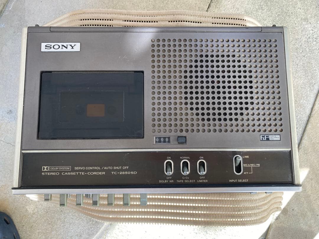SONY カセットレコーダー TC-2850SD ジャンク品