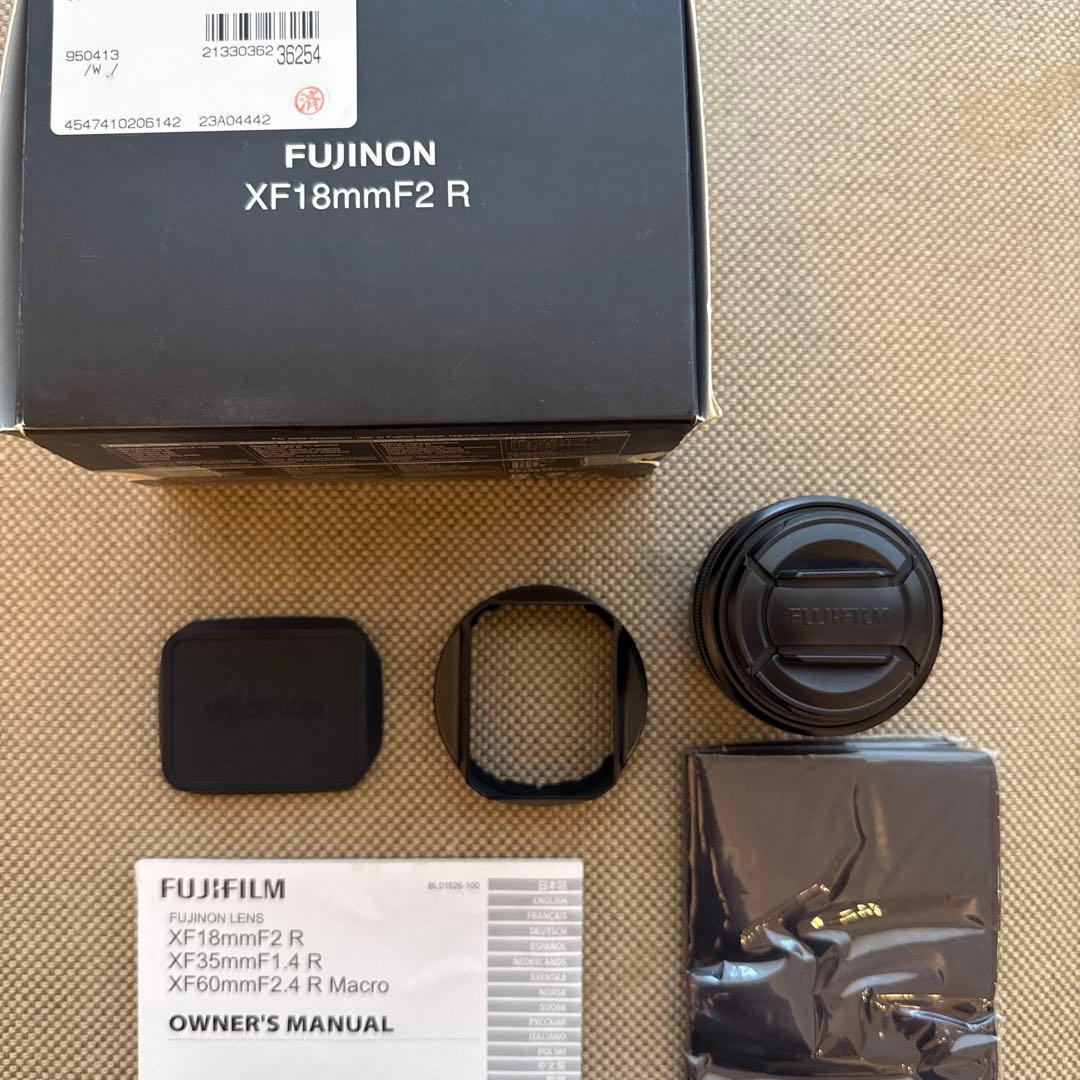 レンズ(単焦点) Fujifilm XF18mmF2 R