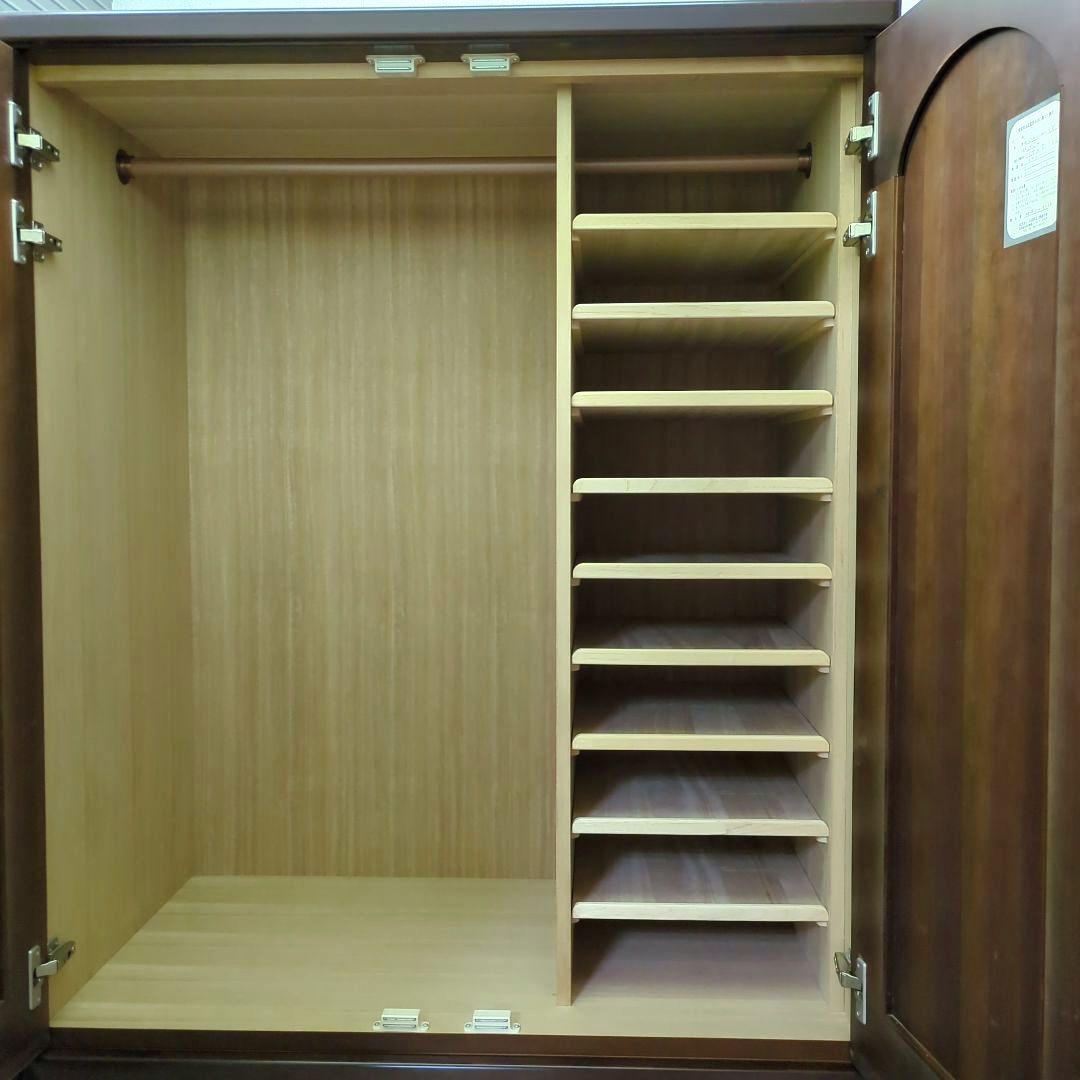 婚礼家具　木製　洋服ダンス　ワードローブ　収納　チェスト　引出し4段