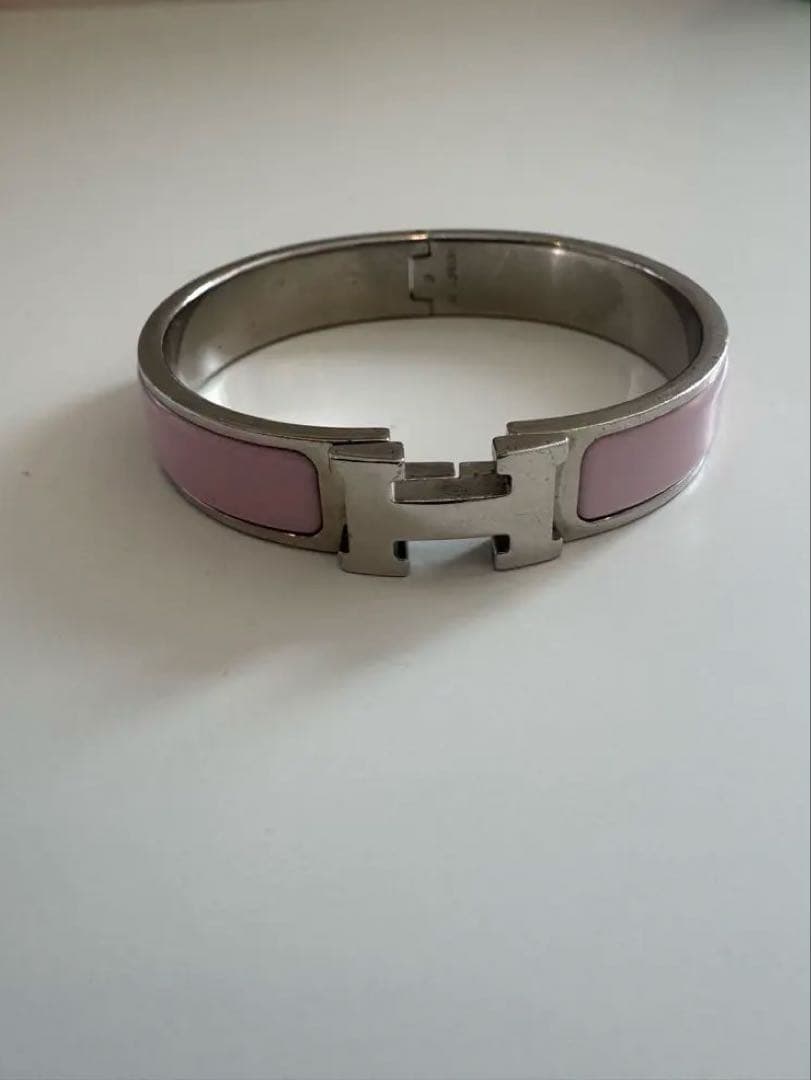 HERMES エナメルブレスレット クリックH