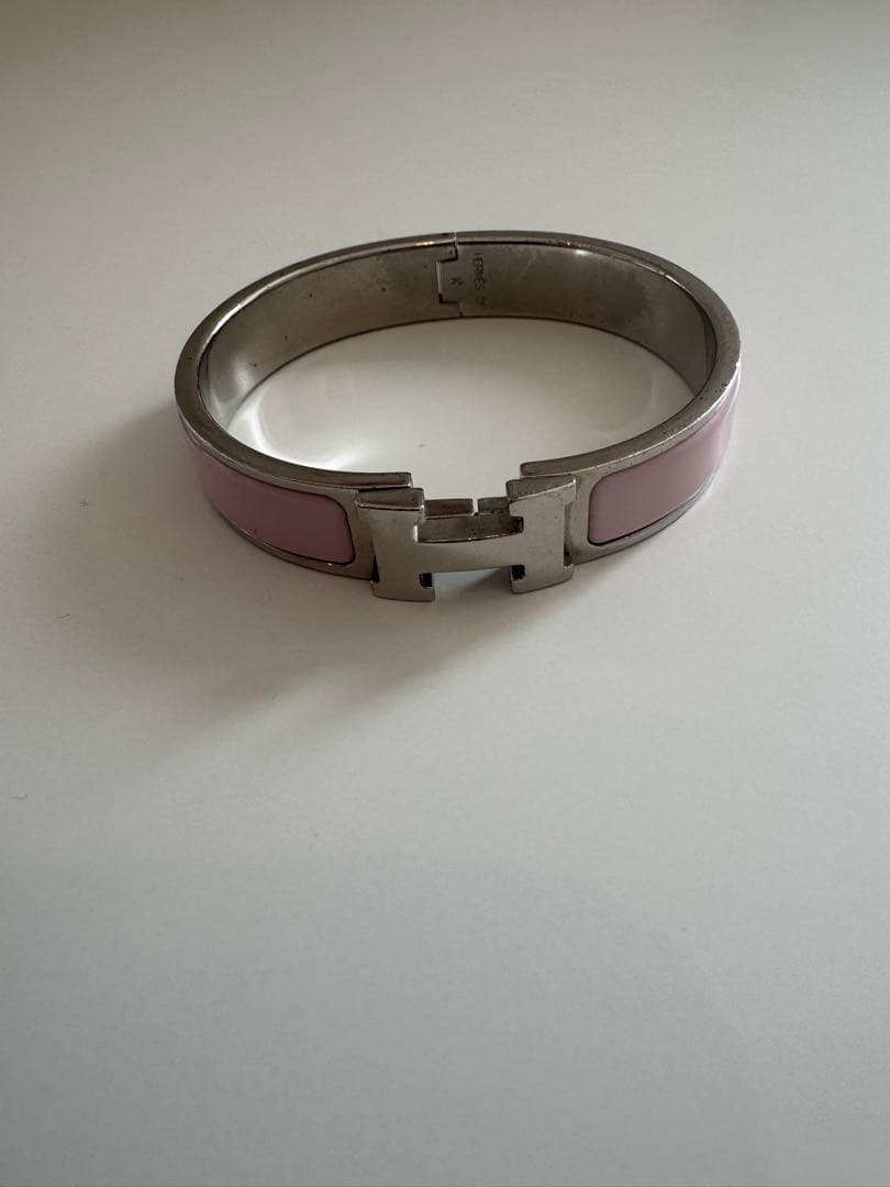 HERMES エナメルブレスレット クリックH