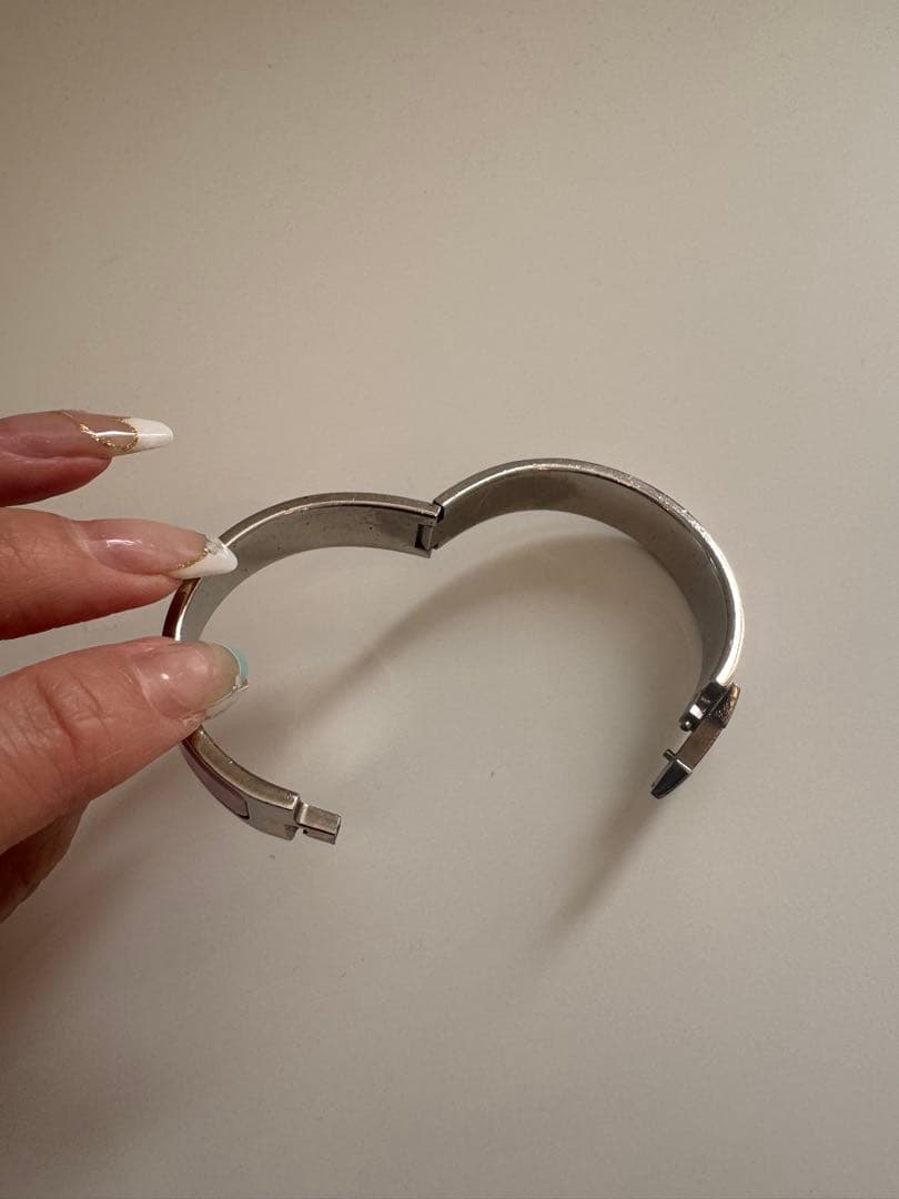 HERMES エナメルブレスレット クリックH