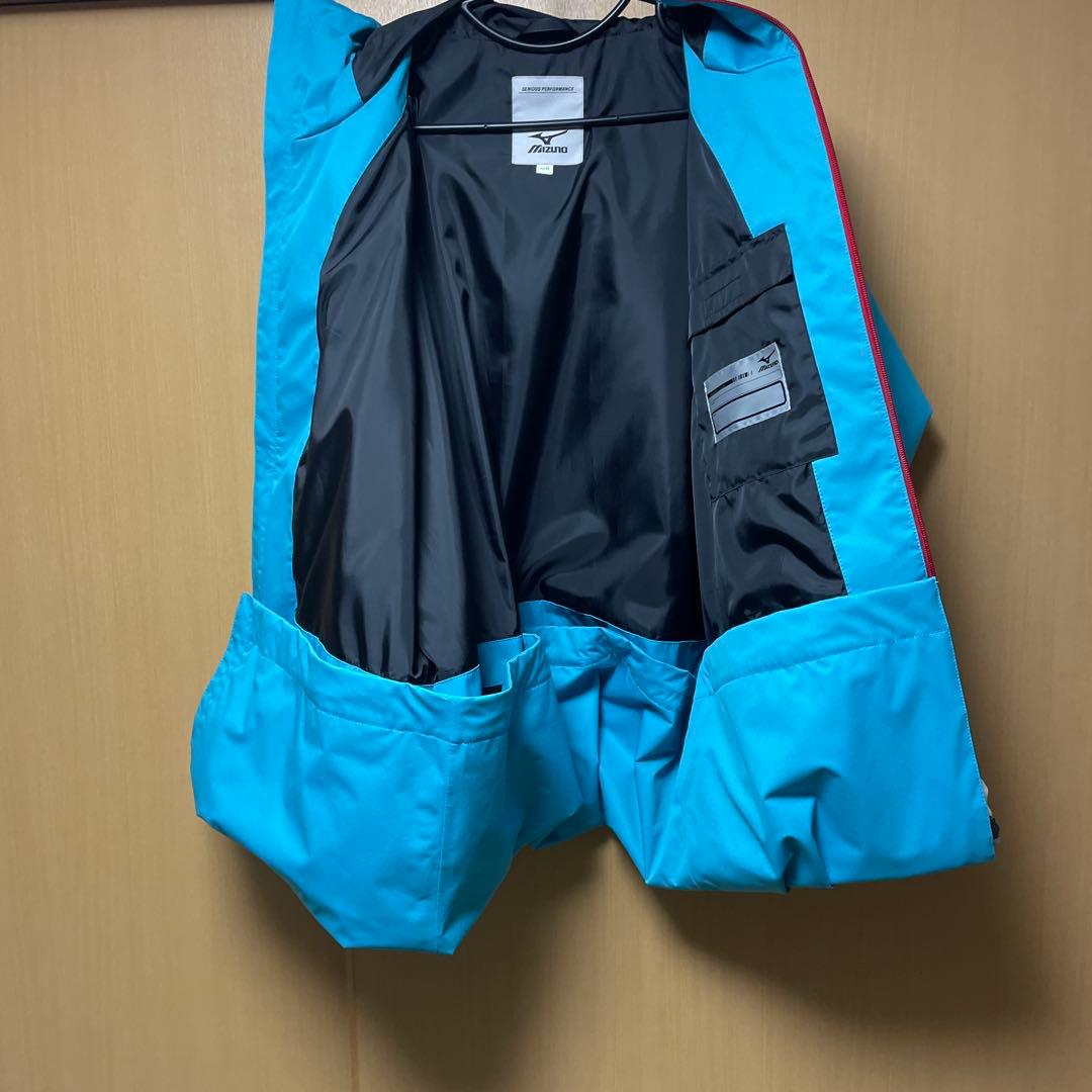 Mizuno フード付き水色ウェア SAJロゴ　非売品
