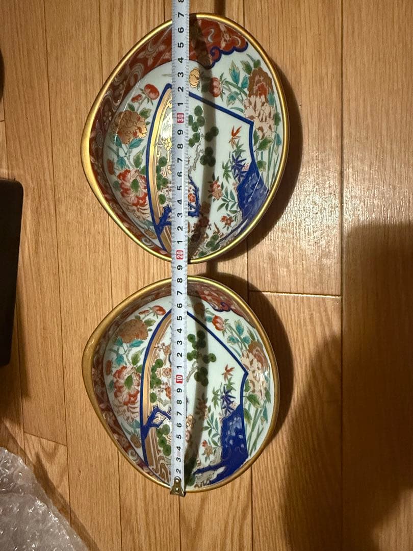 林九郎 貝型皿 松竹梅 盛皿 希少　2客