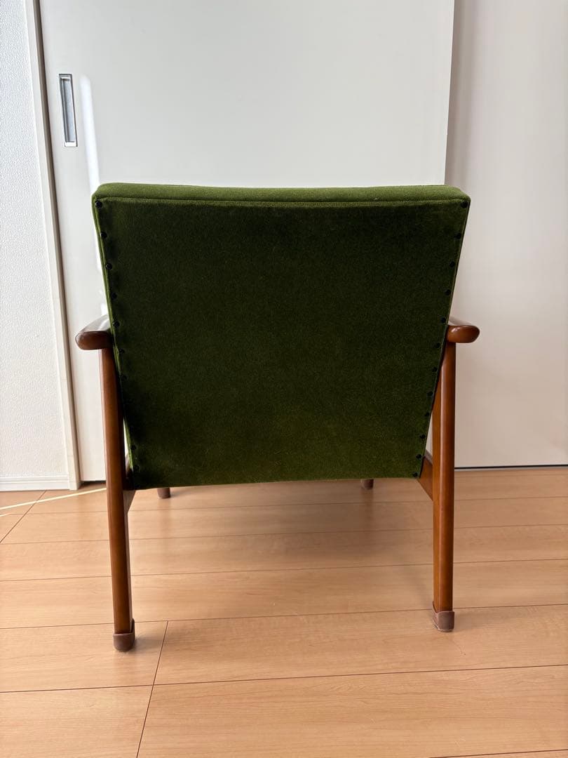 カリモク60 Kチェア 1シーター モケットグリーン