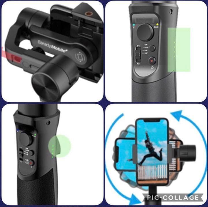 躍動感溢れるプロ級の動画撮影が自由自在♪❤高性能❣3軸バンジルスタビライザー