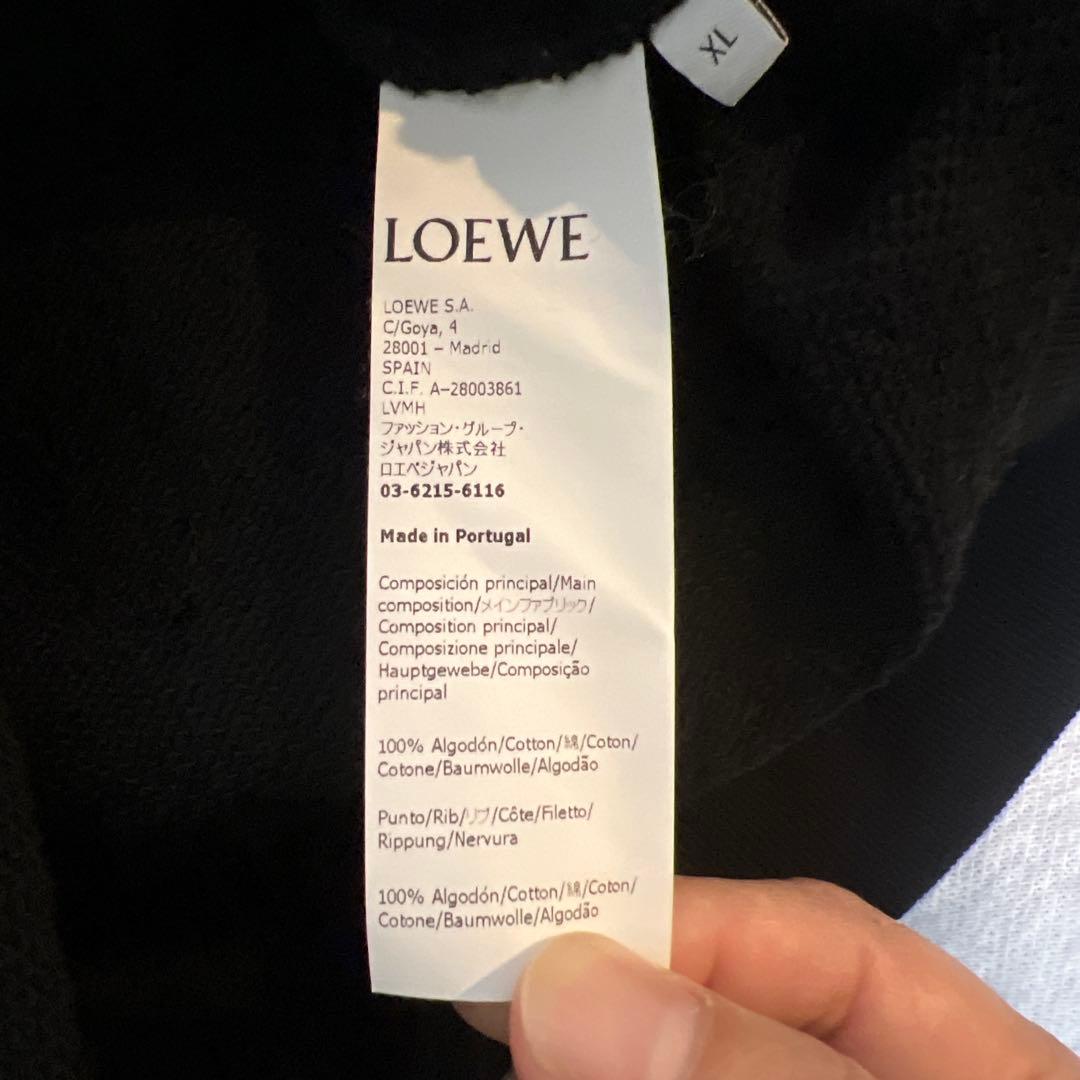 LOEWE アナグラム エンブロイダリー スウェットシャツ　XL