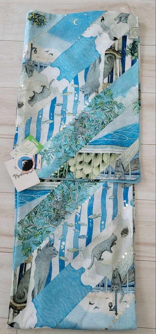 新品　セオアルファ　和風館　フロッタロッサ　浴衣　夏着物　サーシャのお散歩