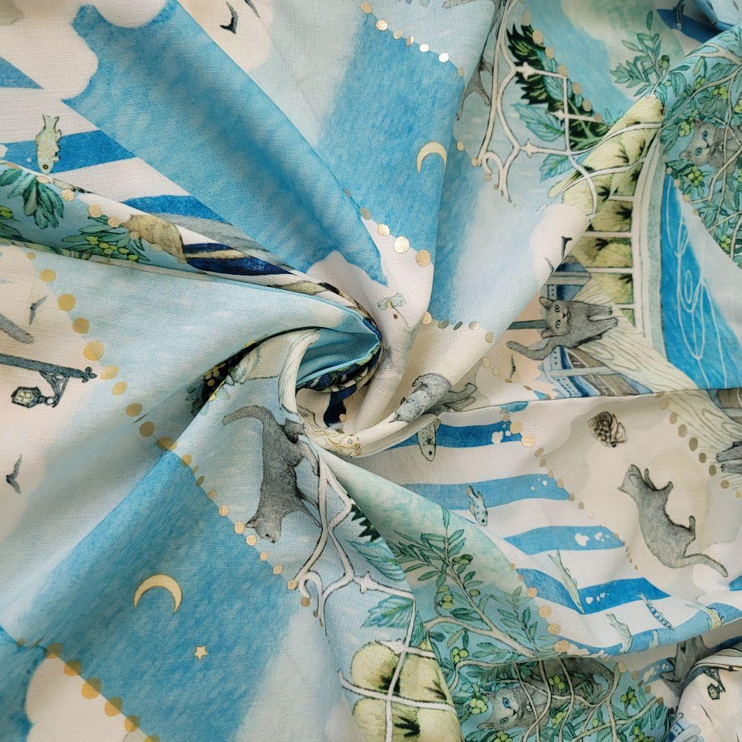 新品　セオアルファ　和風館　フロッタロッサ　浴衣　夏着物　サーシャのお散歩