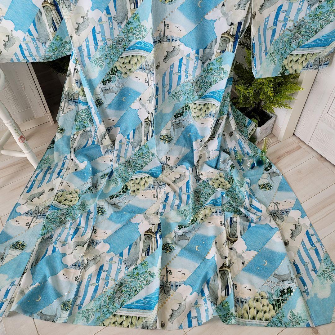 新品　セオアルファ　和風館　フロッタロッサ　浴衣　夏着物　サーシャのお散歩