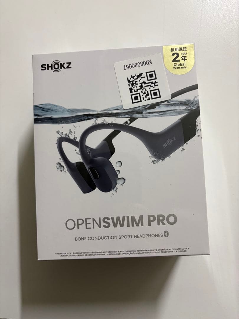 SHOKZ OPEN SWIM PRO 骨伝導イヤホン グレー