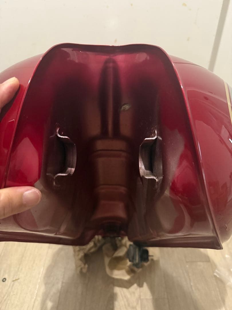 Kawasaki w650 タンク レッド/シルバー 極上