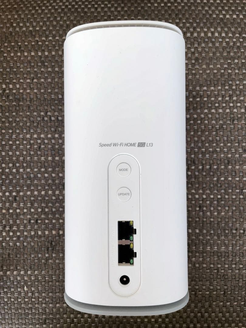 Speed Wi-Fi  5G L13 ホワイト (ZTR02)